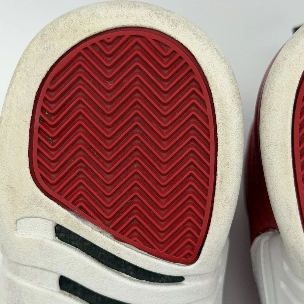 Jordan 12 Retro Gym Red Alternate 2018 White 130690-601 Size 11m Very Nice Pair
